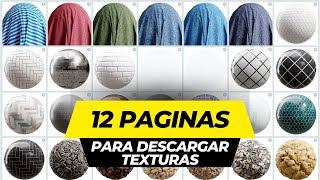 12 páginas para descargar texturas | vray | render