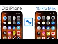 How To Transfer All Data From Old iPhone to New iPhone 15