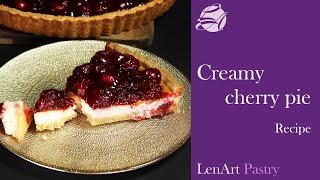 Creamy cherry pie recipe. Easy pie recipe! Вишневий пиріг. Рецепт в описах.