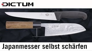 Japanmesser schärfen - Besonderheiten beim Schärfen japanischer Messer