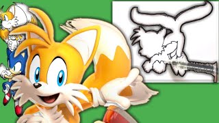 How to Draw Miles Prower or Tails from Sonic ? Like this?!