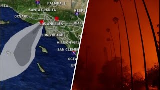 LIVE RADAR shows LA wildfires spreading in California