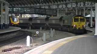 Freightliner 66519 Coal Train passing Newcastle