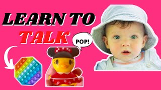 Learn To Talk - Toddler Learning Video - Learn Colors and First Words