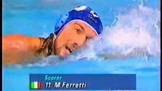 Pallanuoto Campionato Europeo Maschile 1993 Finale Italia-Ungheria 11-9