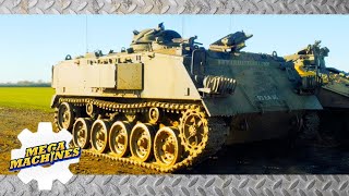Mega Machines | Army Tank | Vehicles For Children | Learning Cars, Trucks, Excavators | ⚙️