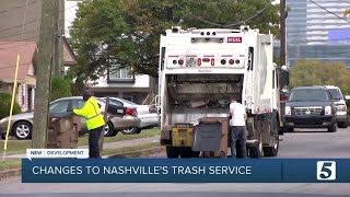 Nashville Public Works hopes to solve trash pickup problems with new collection schedule