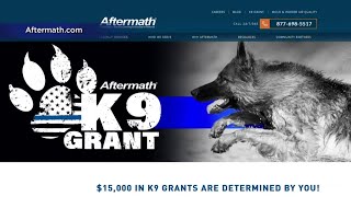 'Aftermath K9 Grant' voting opens
