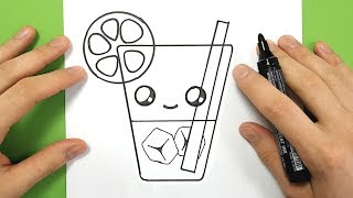 Comment Dessiner Tasse De Chocolat Kawaii étape Par étape