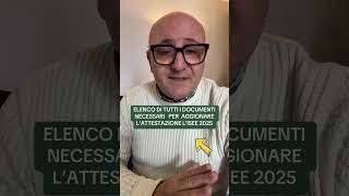 ISEE 2025 👉ELENCO DOCUMENTI NECESSARI PER AGGIORNAMENTO #youtube #yes #youtubeshorts #inps