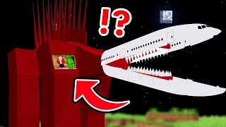 How Mikey and JJ Got Inside Scary Infected Sky At Night in Minecraft - Maizen ?!