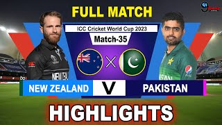PAK vs NZ FULL MATCH HIGHLIGHTS | PAKISTAN vs NEW ZEALAND WORLD CUP MATCH HIGHLIGHTS 2023