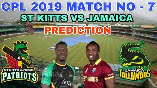 CPL 2019 St. Kitts And Nevis Patriots Vs Jamaica Tallawahs Preview - 10 September 2019