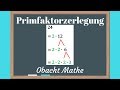 PRIMFAKTORZERLEGUNG : Wie zerlegt man eine Zahl in Primfaktoren | schnell & einfach erklärt