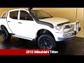 2012 mitsubishi triton mn my12 gl r 4x4 white 5 speed manual dual cab