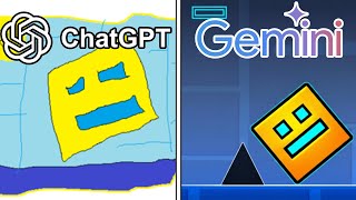 ChatGPT vs Gemini 3 Make Geometry Dash From Scratch