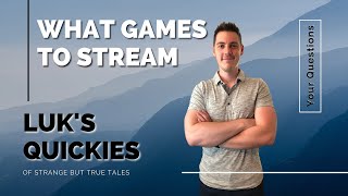 What Games To Stream On Twitch 2021 #shorts