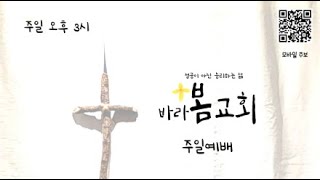 2025.1/12 바라봄교회 주일예배