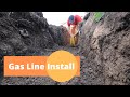 Running Our Gas Line | How To Install A Underground Gas Line