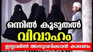 ഒന്നിൽ കൂടുതൽ വിവാഹം ഇസ്ലാമിൽ അനുവദിക്കാൻ കാരണം ¦ 2018 MALAYALAM ISLAMIC SPEECH