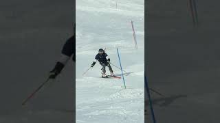 Tommy Normand slalom training in Zinal November 2021