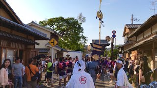 2019年嵯峨祭 還幸祭 剣鉾と獅子舞巡行