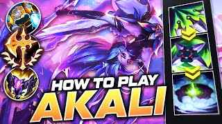 HOW TO PLAY AKALI & CARRY S12 | BEST Build & Runes | Season 12 Akali guide | League of Legends