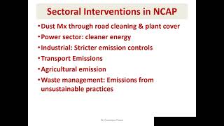 National Clean Air Program NCAP