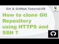 How to clone Git Repository using HTTPS and SSH ? |Git || GitHub || Clone Git Repo