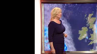 Carol Kirkwood - Tight Style Dress In The Studio - 2nd March 2022