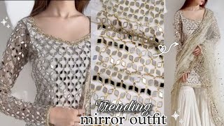 Trending Outfit Design✨️Viral Outfit Sleeve Embroidery🥀New Dress design_Partywear Fancy dress | 2024