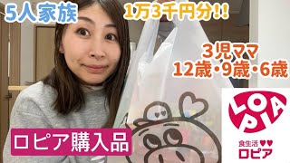 【ロピア】約1万3千円分ロピア購入品/3児ママ/ご飯が作れないからロピア祭りじゃー！！/お目当ての物は買えなかったけど、大満足❤️