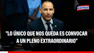 🔴🔵Muñante solicitará Pleno extraordinario por ley de detención preliminar