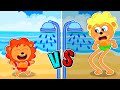 MrLion India | Long Legs vs Short Legs | Cartoon for Kids