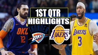 Oklahoma City Thunder vs Los Angeles Lakers 1ST QTR Game  Highlights | December 23, 2023