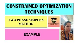 Two Phase Simplex Method In LPP - Example 2