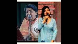 Lata Mangeshkar vs Alka Yagnik #shortsvideo #ytshorts #shortvideo #latamangeshkar #alkayagnik