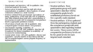 Program Evaluation Final Project Presentation Tebbets