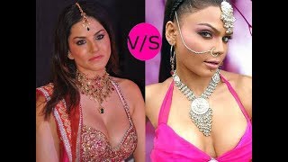 Sunny Leone  vs Rakhi Sawant  - The Hot Bollywood Nude  War