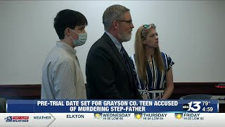 Pre-trial held for Grayson Co. teen accused of murdering his step-father