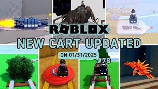 Roblox | Create a Cart Ride | New Carts Updated on 01/31/2025 #78