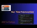 Run time Polymorphism In Python - Object-Oriented Programming