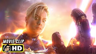 AVENGERS: ENDGAME (2019) Captain Marvel Vs. Thanos [HD] IMAX Version