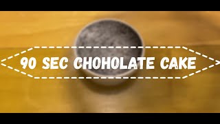 Chocolate Cake in 90 SECONDS / 90 Saniyede Çikolatalı Kek