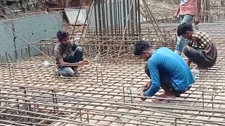 ম্যাট এবং পাইল ক্যাপ এর রড বাধার নিয়ম | Mat and pile cap Reinforcement Binding Rules|