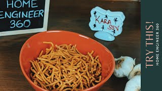 Quick Tea Time Snacks | Sattur Kara Sev Recipe | Besan Garlic Sev Recipe | Easy and Tasty