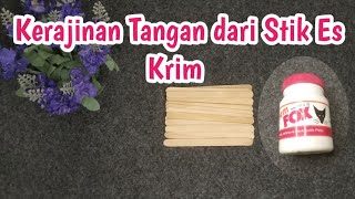 KERAJINAN TANGAN DARI STIK ES KRIM TANPA LEM TEMBAK | BINGKAI FOTO DARI STIK ES KRIM