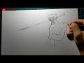 【誰でも簡単に描ける】サムライソードの描きかた┃how to draw samurai sword step by step tutorial