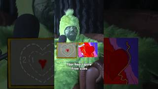 The Grinch addresses his sudden heart growth