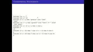 Haskell Expressions, Operators, and Lists